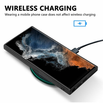 For Samsung Galaxy S26 Ultra Case Carbon Fiber Texture PU Leather + PC + TPU Phone Cover