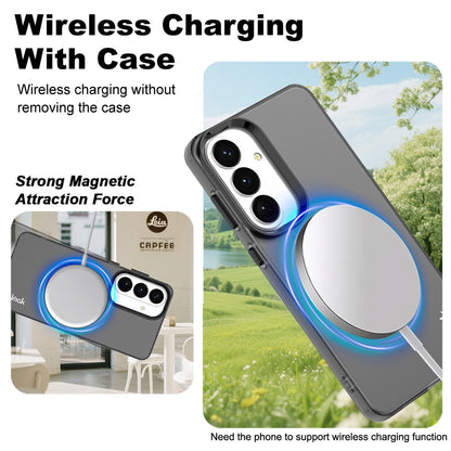 IMAK For Samsung Galaxy S26+ Magnetic Case Candy Color Anti Drop TPU + PET Back Cover