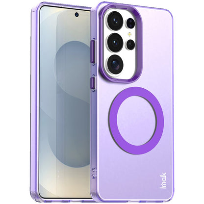 IMAK For Samsung Galaxy S26 Ultra Magnetic Case Candy Color Anti Drop TPU + PET Back Cover