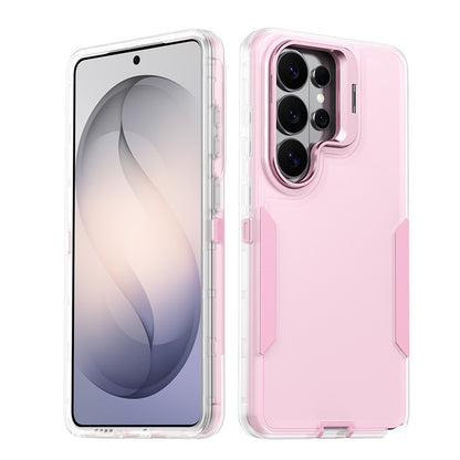For Samsung Galaxy S26 Ultra Case TPU + PC Hybrid Phone Cover with Alloy Lens Frame Kickstand