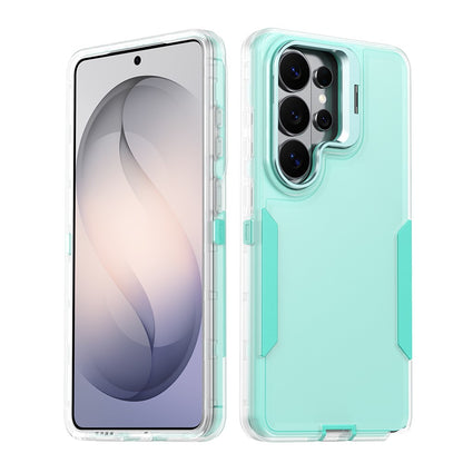 For Samsung Galaxy S26 Ultra Case TPU + PC Hybrid Phone Cover with Alloy Lens Frame Kickstand