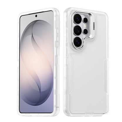 For Samsung Galaxy S26 Ultra Case TPU + PC Hybrid Phone Cover with Alloy Lens Frame Kickstand