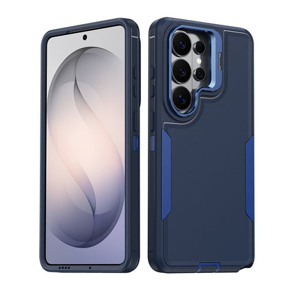 For Samsung Galaxy S26 Ultra Case TPU + PC Hybrid Phone Cover with Alloy Lens Frame Kickstand