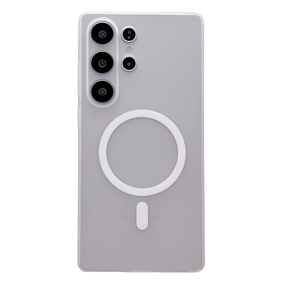 For Samsung Galaxy S26 Ultra Magnetic Case Soft-touch Matte TPU Phone Cover