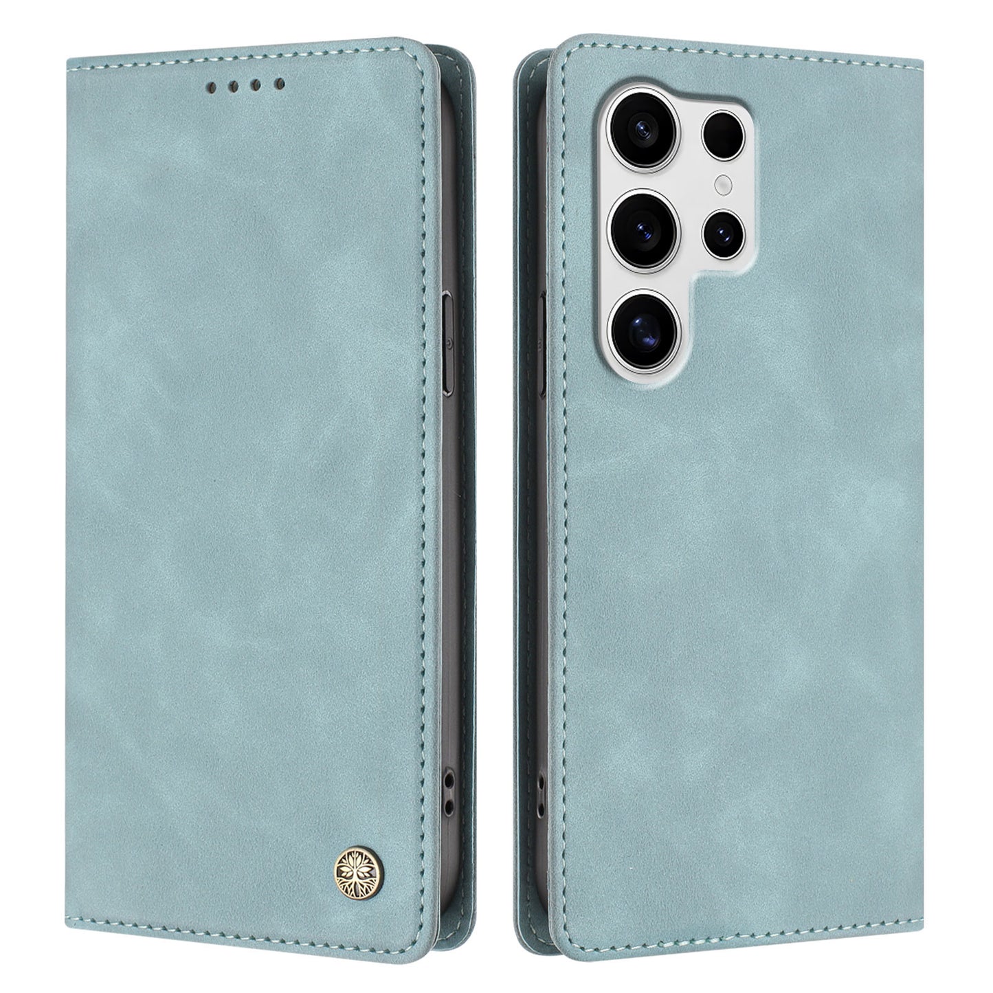 For Samsung Galaxy S25 Ultra Case HX RFID Blocking Wallet Stand Leather Flip Phone Cover