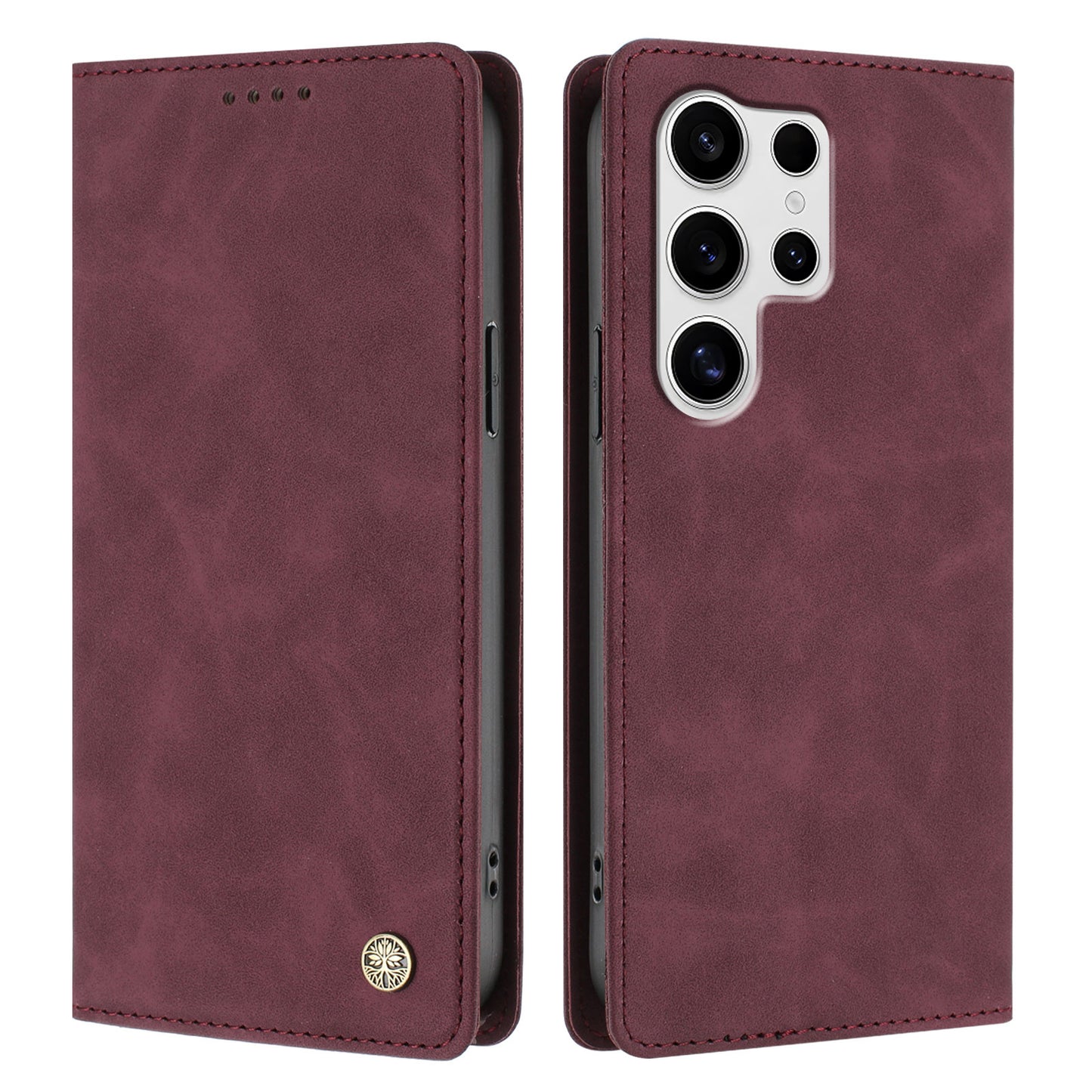 For Samsung Galaxy S25 Ultra Case HX RFID Blocking Wallet Stand Leather Flip Phone Cover