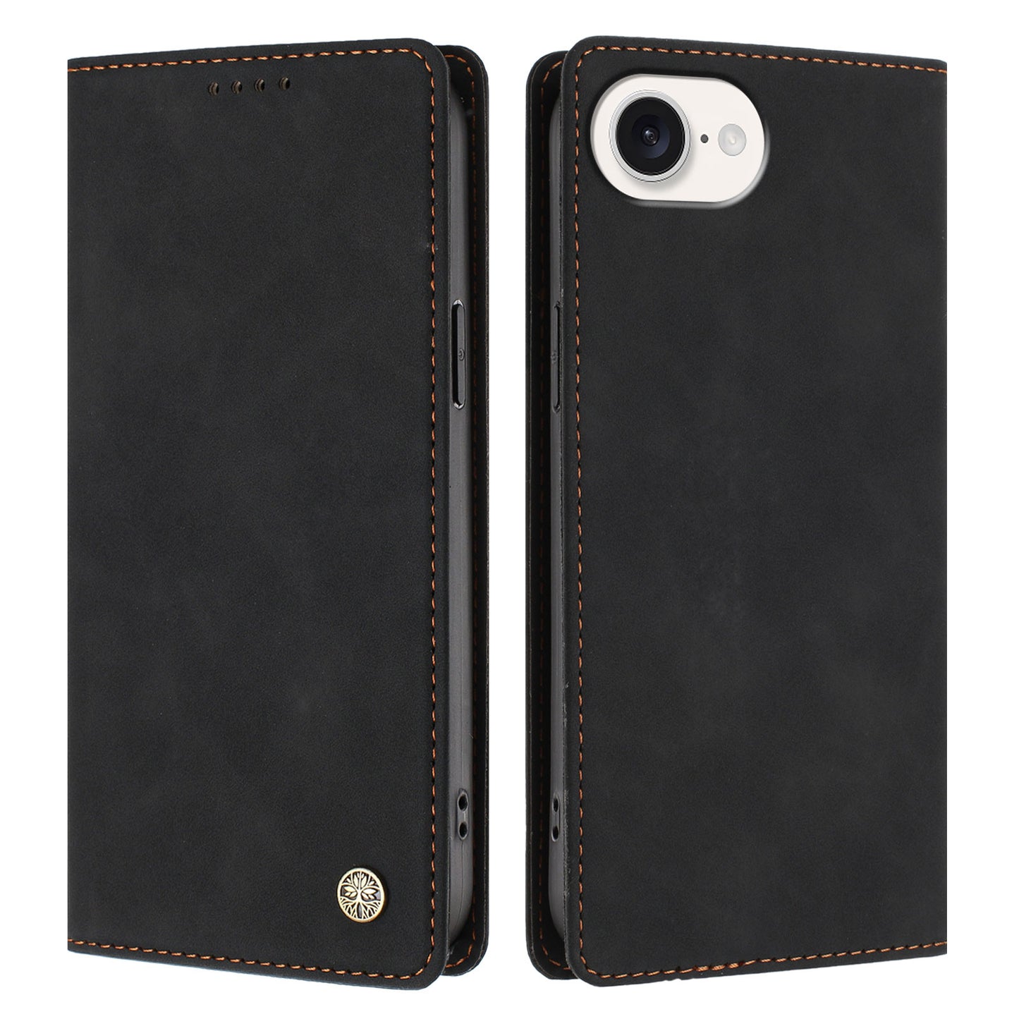 For iPhone 16e / iPhone 17e Case HX RFID Blocking Wallet Stand Leather Flip Phone Cover