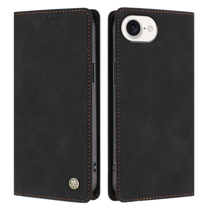 For iPhone 16e / iPhone 17e Case HX RFID Blocking Wallet Stand Leather Flip Phone Cover