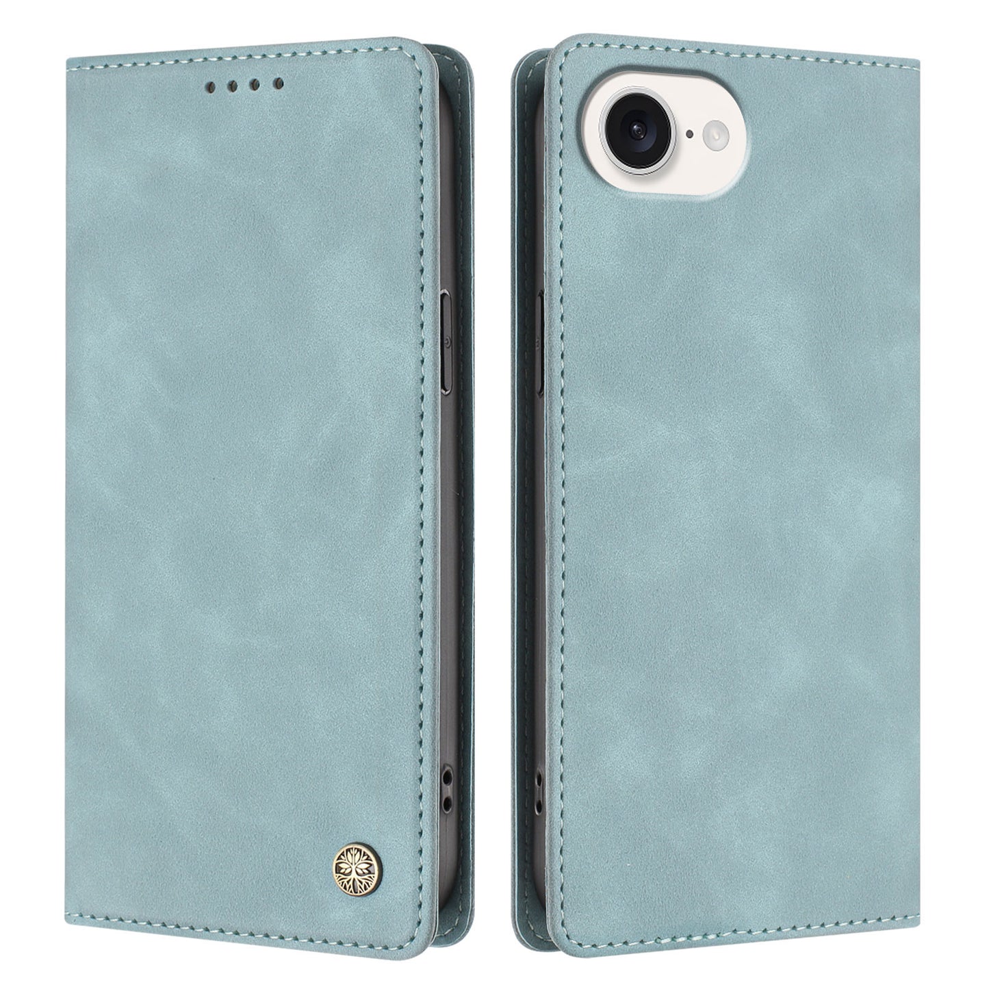 For iPhone 16e / iPhone 17e Case HX RFID Blocking Wallet Stand Leather Flip Phone Cover