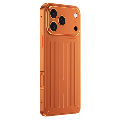 For iPhone 17 Pro Case Seahorse Buckle Luggage Design Aluminum Alloy Phone Cover