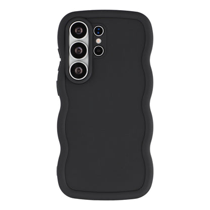 For Samsung Galaxy S26 Ultra Case TPU Protective Phone Cover Unique Curly Wave Frame