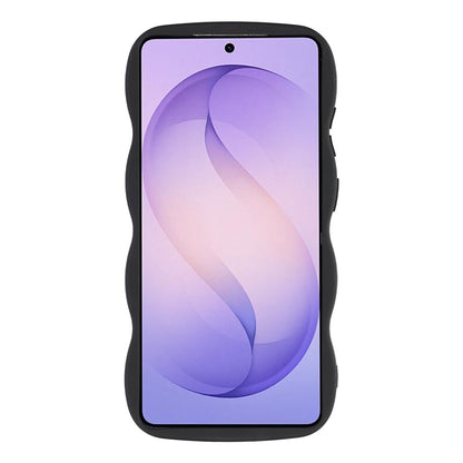 For Samsung Galaxy S26 Ultra Case TPU Protective Phone Cover Unique Curly Wave Frame