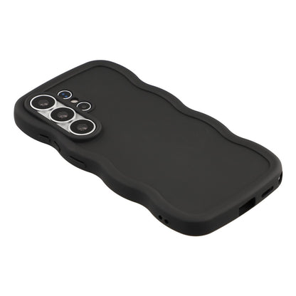For Samsung Galaxy S26 Ultra Case TPU Protective Phone Cover Unique Curly Wave Frame