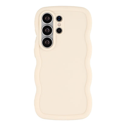 For Samsung Galaxy S26 Ultra Case TPU Protective Phone Cover Unique Curly Wave Frame