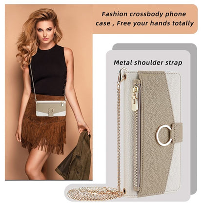 For Samsung Galaxy S26+ Case Mirror Wallet Leather Phone Cover with Chain Shoulder Strap