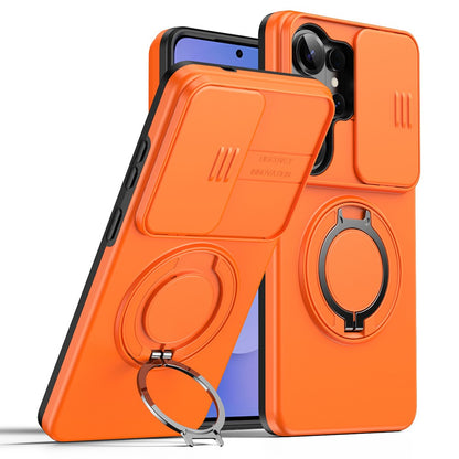 For Samsung Galaxy S26 Ultra Case Magnetic Case Ring Kickstand Slide Camera Cover TPU PC Hybrid Phone Shell