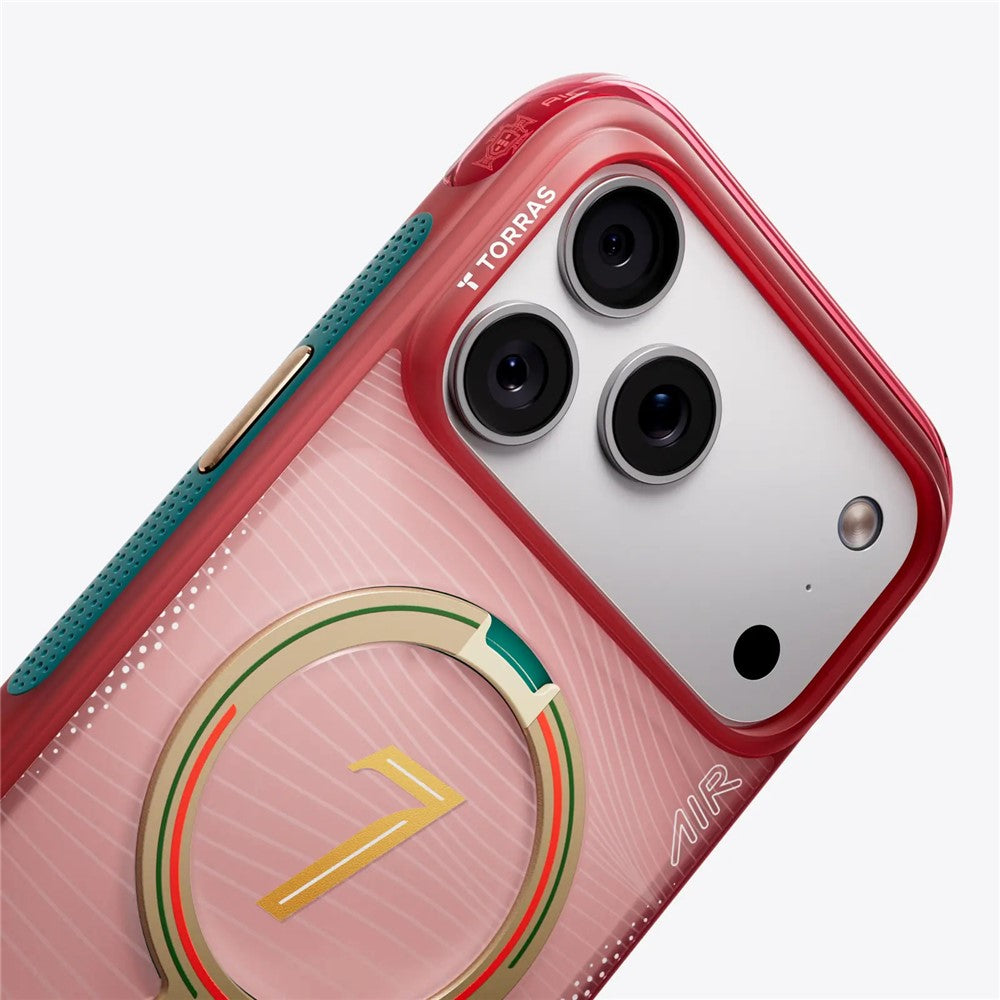 TORRAS Ostand Q3 Air for iPhone 17 Pro Max Magnetic Case 360° Rotating Kickstand TPU PC Phone Cover, FPF Limited Edition