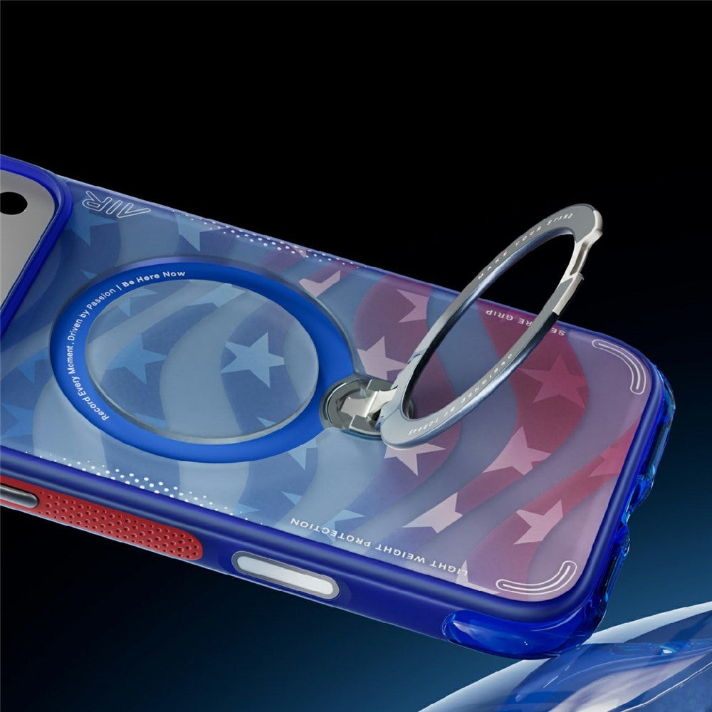 TORRAS Ostand Q3 Air for iPhone 17 Pro Magnetic Case 360° Rotating Kickstand Shockproof Cover, Football Team Limited Edition