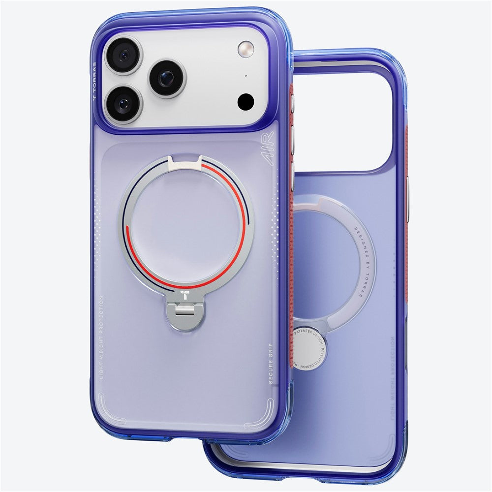 TORRAS Ostand Q3 Air for iPhone 17 Pro Magnetic Case 360° Rotating Kickstand Shockproof Cover, Football Team Limited Edition