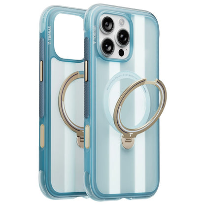 TORRAS Ostand Q3 Air for iPhone 16 Pro Max Magnetic Case 360° Rotating Kickstand Shockproof Cover, Football Team Limited Edition