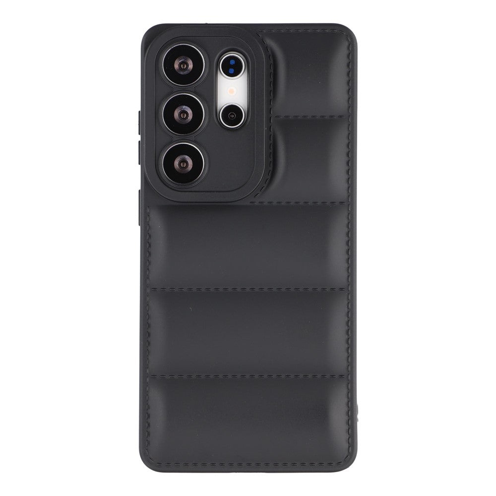 For Samsung Galaxy S26 Ultra TPU Case Down Jacket Design Shock-Absorbent Phone Protector