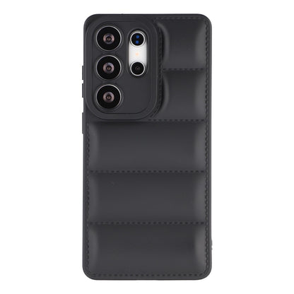 For Samsung Galaxy S26 Ultra TPU Case Down Jacket Design Shock-Absorbent Phone Protector