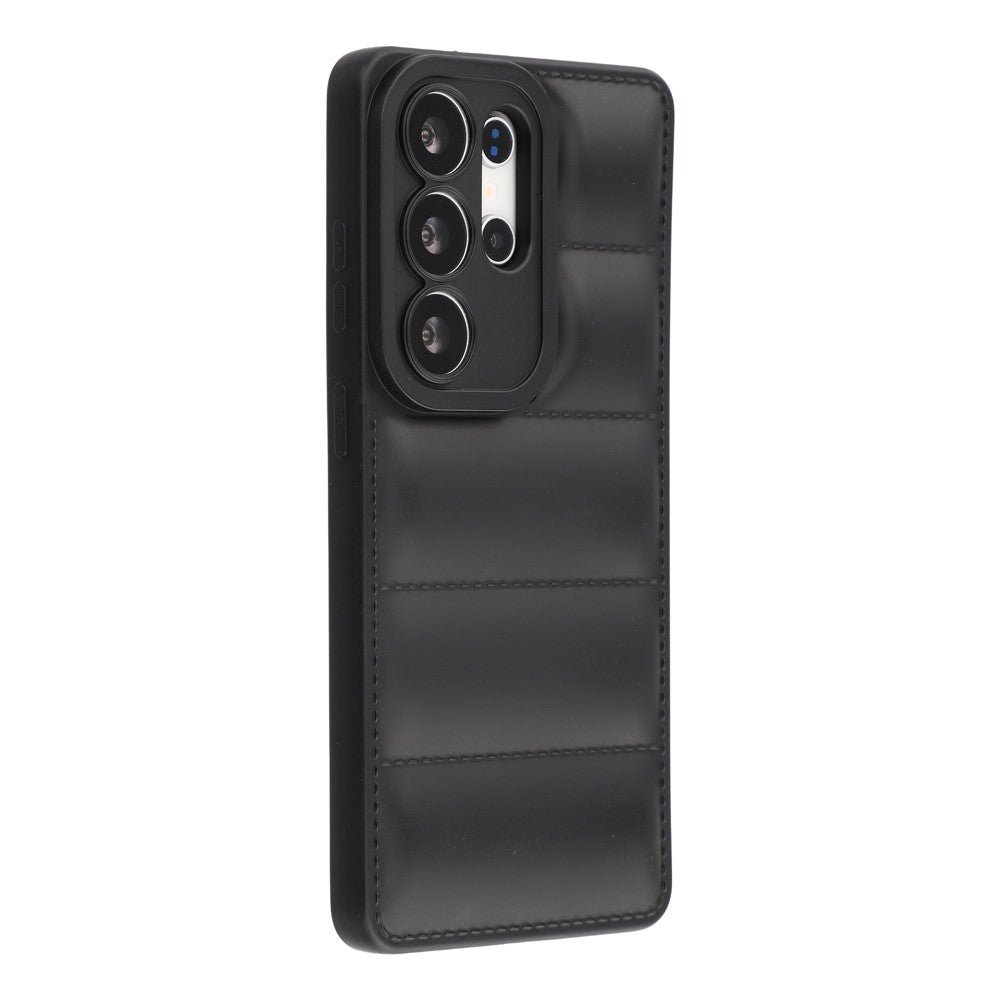 For Samsung Galaxy S26 Ultra TPU Case Down Jacket Design Shock-Absorbent Phone Protector