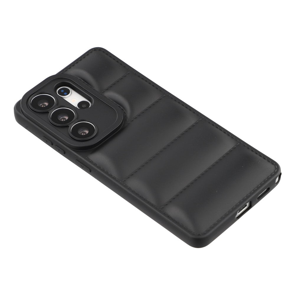 For Samsung Galaxy S26 Ultra TPU Case Down Jacket Design Shock-Absorbent Phone Protector