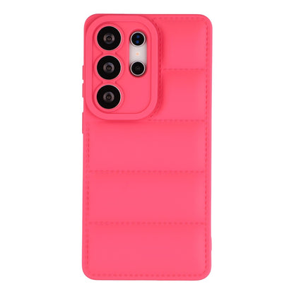 For Samsung Galaxy S26 Ultra TPU Case Down Jacket Design Shock-Absorbent Phone Protector