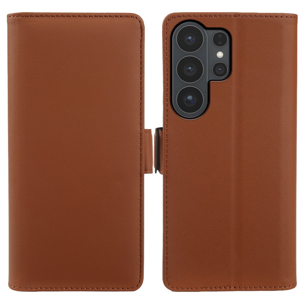For Samsung Galaxy S26 Ultra Leather Case Wallet Stand TPU + PU Skin-touch Cover