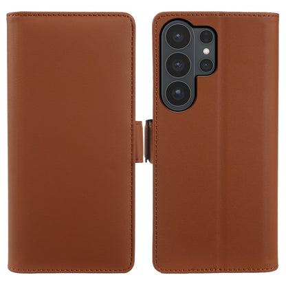 For Samsung Galaxy S26 Ultra Leather Case Wallet Stand TPU + PU Skin-touch Cover