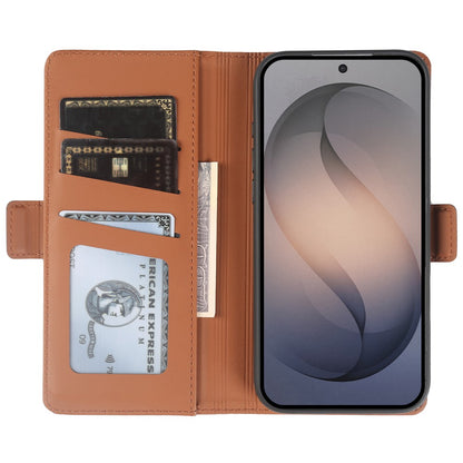 For Samsung Galaxy S26 Ultra Leather Case Wallet Stand TPU + PU Skin-touch Cover