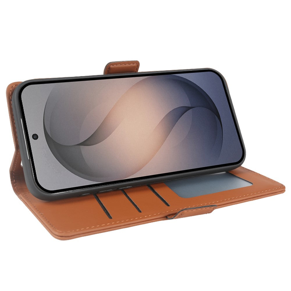 For Samsung Galaxy S26 Ultra Leather Case Wallet Stand TPU + PU Skin-touch Cover
