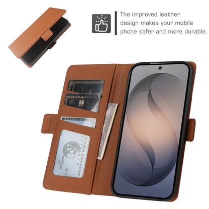 For Samsung Galaxy S26 Ultra Leather Case Wallet Stand TPU + PU Skin-touch Cover