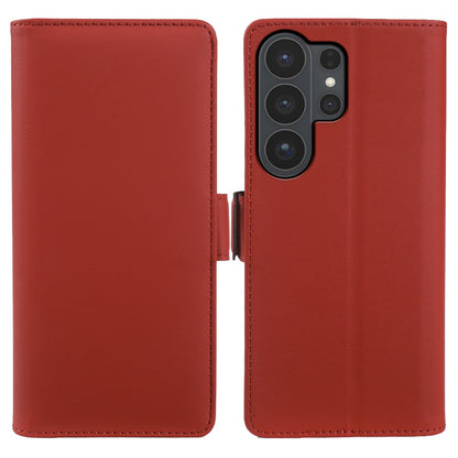 For Samsung Galaxy S26 Ultra Leather Case Wallet Stand TPU + PU Skin-touch Cover