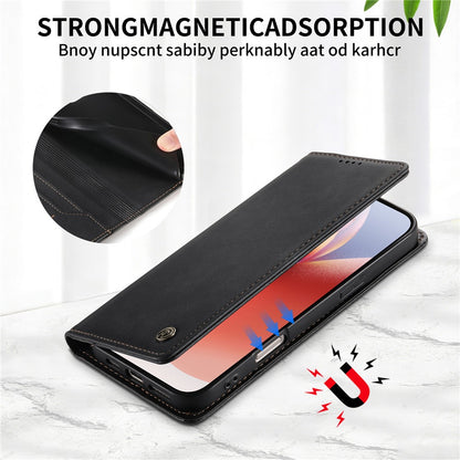 DIERFENG DF-019 for iPhone 16 Pro Max Leather Wallet Case Card Slots RFID Blocking Magnetic Flip Cover