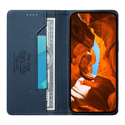 DIERFENG DF-019 for Samsung Galaxy S26 Ultra Leather Wallet Case Magnetic Flip Cover with Card Slots RFID Blocking