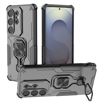 For Samsung Galaxy S26 Ultra Case Rotatable Ring Kickstand PC + TPU Shockproof Phone Cover