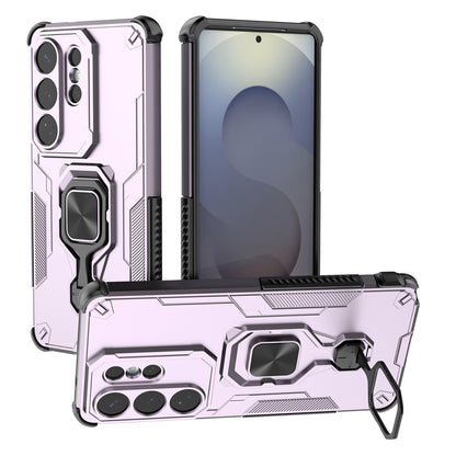 For Samsung Galaxy S26 Ultra Case Rotatable Ring Kickstand PC + TPU Shockproof Phone Cover