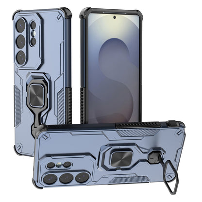 For Samsung Galaxy S26 Ultra Case Rotatable Ring Kickstand PC + TPU Shockproof Phone Cover