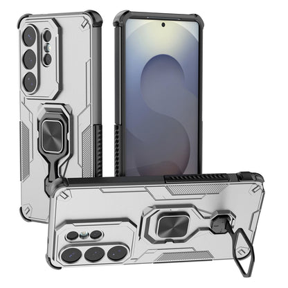 For Samsung Galaxy S26 Ultra Case Rotatable Ring Kickstand PC + TPU Shockproof Phone Cover