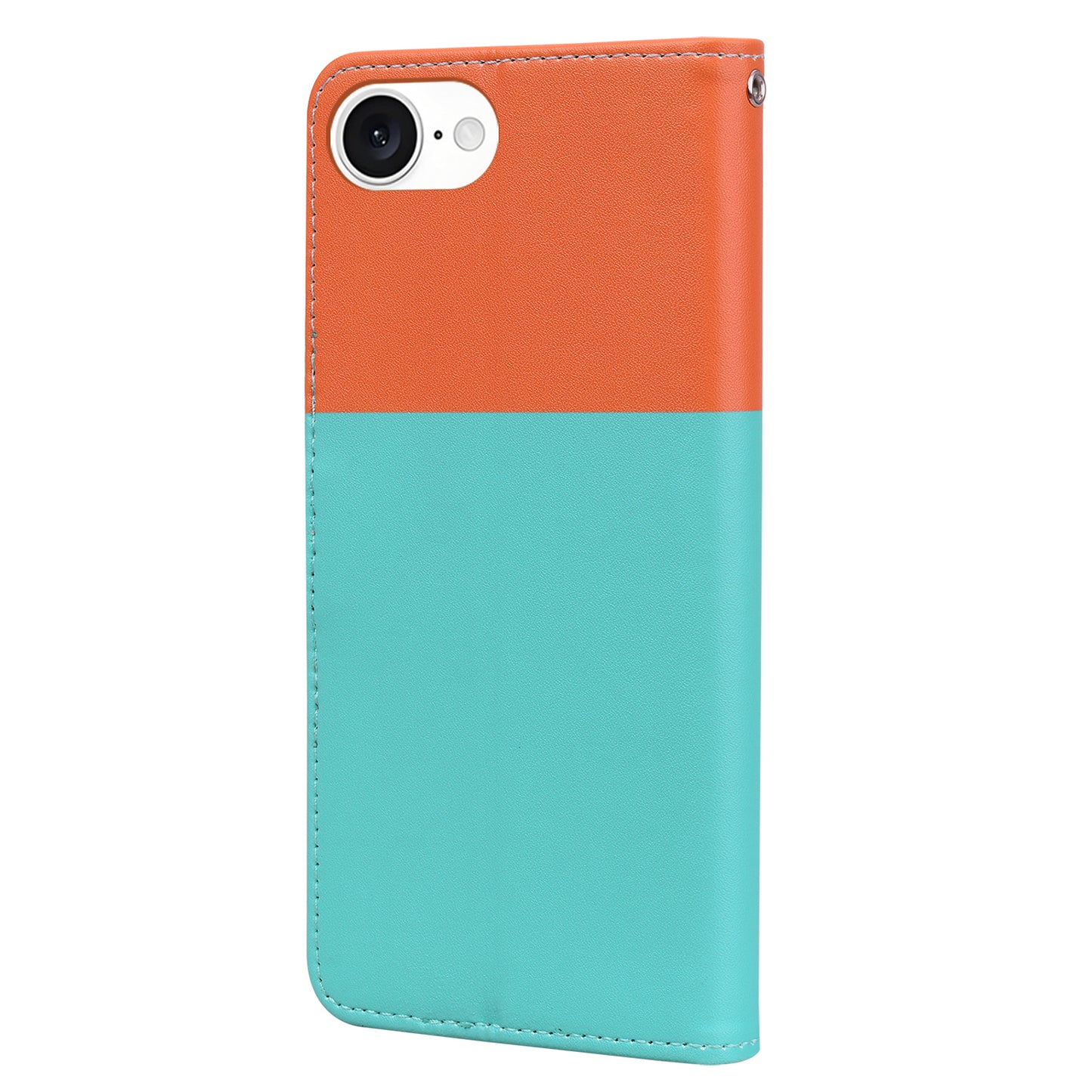 For iPhone 16e / iPhone 17e Cartoon Pet Series  Wallet Phone Case Splicing Leather Flip Cover