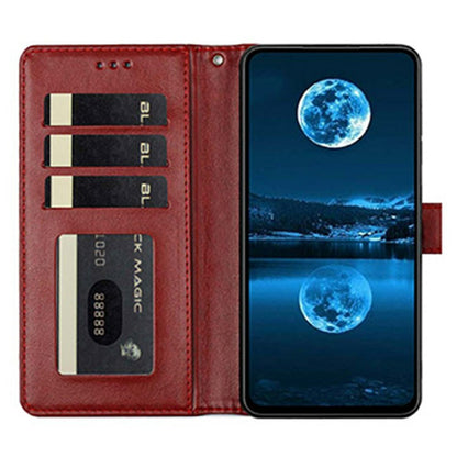 For Samsung Galaxy S26 Ultra Wallet Case Litchi Texture Leather Flip Cover with Card Slots and Hand Strap