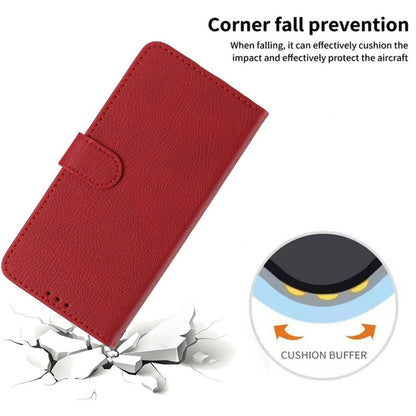 For Samsung Galaxy S26 Ultra Wallet Case Litchi Texture Leather Flip Cover with Card Slots and Hand Strap