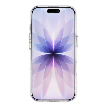 For iPhone 17 Magnetic Case Ripple Pattern Clear Acrylic PC Protective Cover Compatible with MagSafe