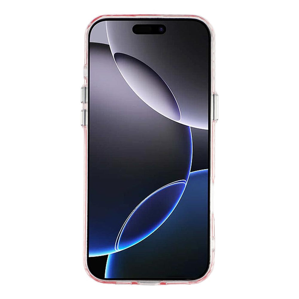 For iPhone 16 Pro Max Magnetic Case Ripple Pattern Clear Acrylic PC Protective Cover Compatible with MagSafe