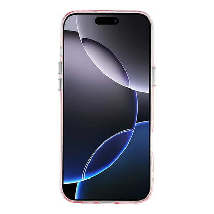 For iPhone 16 Pro Max Magnetic Case Ripple Pattern Clear Acrylic PC Protective Cover Compatible with MagSafe