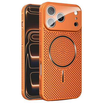 For iPhone 17 Pro Max Case Heat Dissipation PC + Aluminium Alloy Cooling Phone Cover with Lens Protector