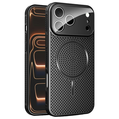 For iPhone 17 Pro Max Case Heat Dissipation PC + Aluminium Alloy Cooling Phone Cover with Lens Protector
