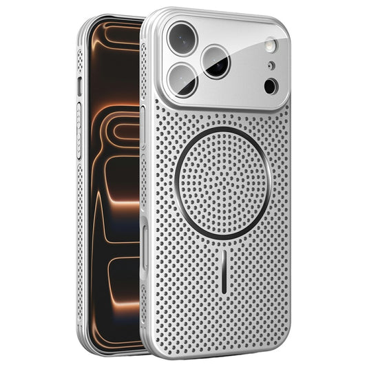 For iPhone 17 Pro Max Case Heat Dissipation PC + Aluminium Alloy Cooling Phone Cover with Lens Protector